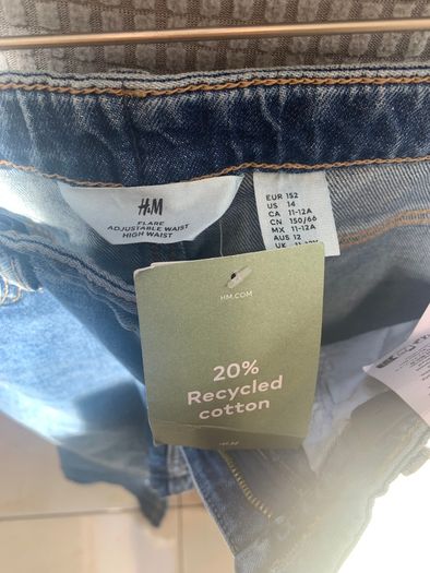 H&M Flared jeans aged 11-12
