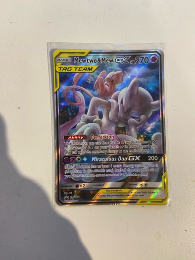 Mewtwo and Mew GX Promo Pokemon Card
