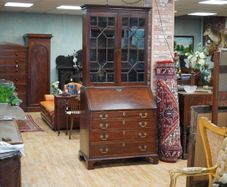 Georgian Mahogany Bureau Bookcase