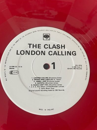 The Clash - London Calling (Red Vinyl)