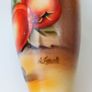 Antique Fruit China Hand-Painted   Vase height 14.5cm Image 5