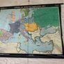Vintage 1961 German School Wall Map. Napoleons Europe. Image 5