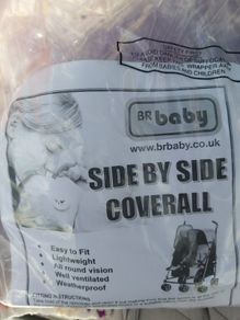 Double Stroller Raincover