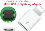 Micro USB data sync charging adaptor USB cable connector to 8pin for iPhone 6/6plus/5/5s/5c/lpad4/air/mini