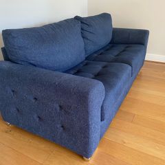 Jackson Navy 3 Seater Sofa (two available)