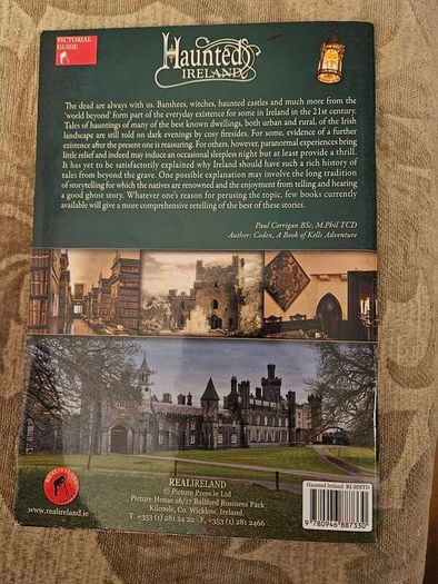 Haunted Ireland. Haunted Tales From An Ancient Land. By David Pritchard. Celtic Illustrations By Jim Fitzpatrick.  First Edition Paperback In Good Condition.  See Photos For Same.