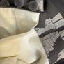 Beautiful Brand New Silk and Wool Interlined Curtains 106" x 100" Image 8