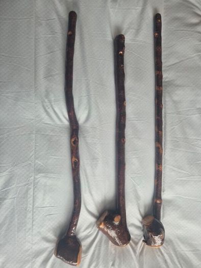 Walking sticks, cudgels and keyrings