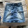 Women's denim knee length skirt Image 2