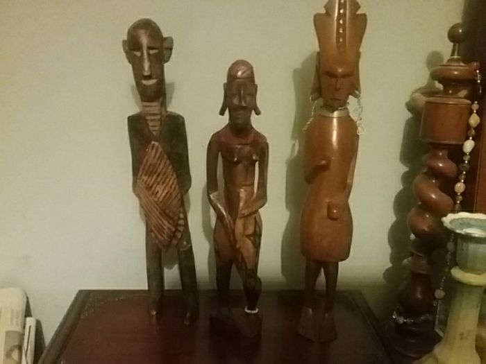 Carved Tribal Art Figurines
