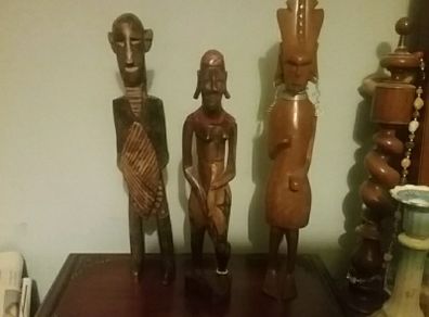 Carved Tribal Art Figurines