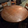 Solid Oak - Round 6 seater table Image 3