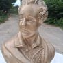 Early 20th Century Clay Bust of Lord Byron(1.8kgs) Image 4