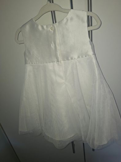 Monsoon Christening dress, headband and Cardigan