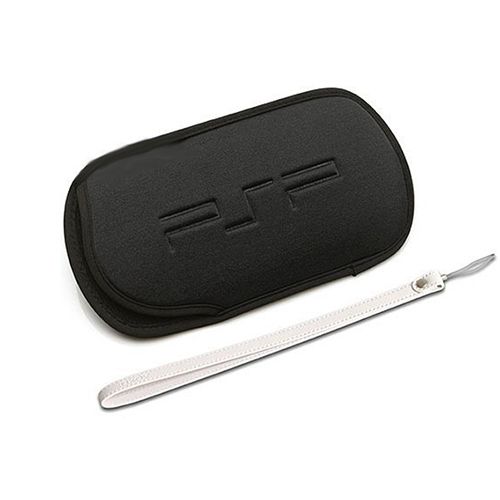 PSP 1000 2000 3000 Series Protective Soft Pouch Cover Case with Strap for