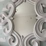 White ornate mirror Image 3