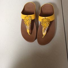 Fitflop Sandals With Decorative  Pattern. S.5. Worn 1 Time.