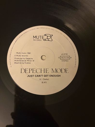 Depeche Mode Just Cant Get Enough Schizo Mix Original 1981 UK 12 inch Vinyl