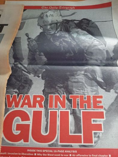 Sunday Telegraph Gulf war supplements 1991