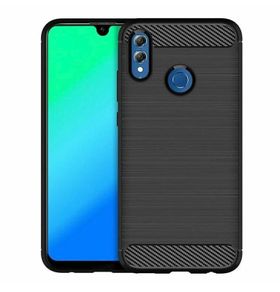 Shockproof Case For Huawei P SMART 2019 Carbon Fibre Effect Back Cover