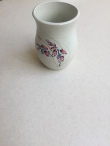 Kylemore Abbey pottery small vase