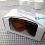 Lot of 10 Double White Cupcake boxes with clear window and tag perfect for muffins and cupcakes Image 5