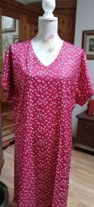 Ladies Red dress with love hearts. New never worn..n