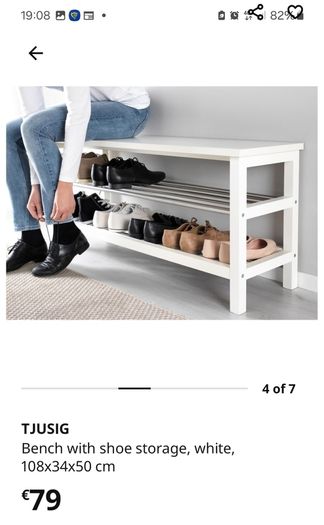 shoe rack ikea Tjusig