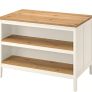 Kitchen island with 2 high chairs (leather) Image 2