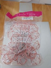 Brand New Battery operated Rose Gold lantern lights.  Have 2 unopened packs.