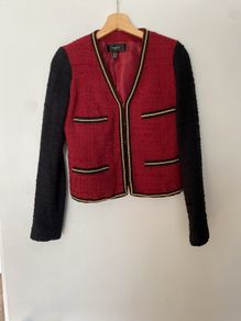 Mango  Jacket Tweed Boucle Cotton