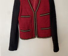 Mango  Jacket Tweed Boucle Cotton