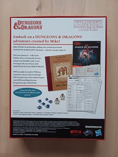 Dungeons & Dragons Stranger Things Starter Box Set Fantasy RPG