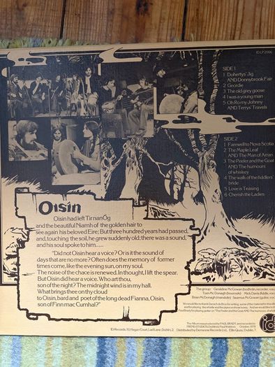 Oisin vinyl lp  Irish pressing