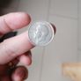 1916 UK Silver One Shilling Coin Image 2