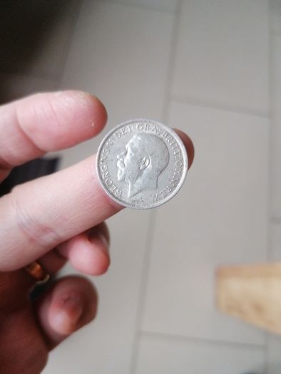 1916 UK Silver One Shilling Coin