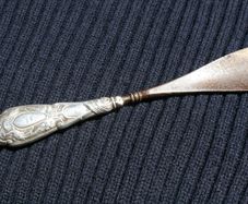 Vintage  Shoe Horn  Sterling Silver Handle 9,2"