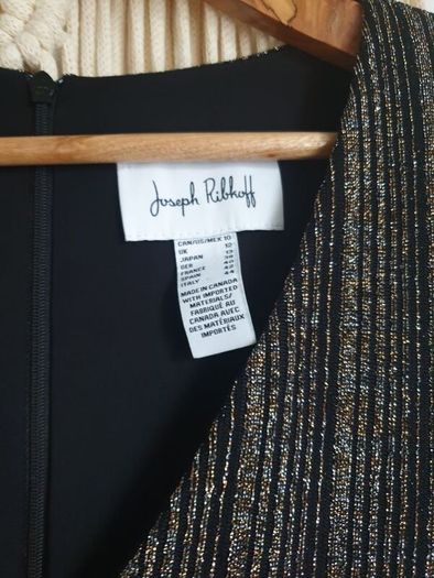 Joseph Ribkoff Gold Thread Dress Size Uk 10