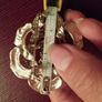 Vintage beautiful rose brooch. Image 7