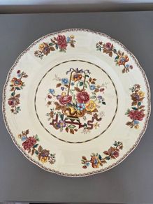 Large Round Serving Plate Madras Spain
