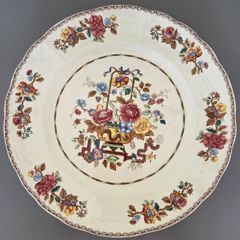 Large Round Serving Plate Madras Spain
