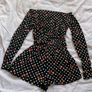 Black Bardot play suit Image 2