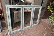 Brand new window 1785W 1230 H plus 20 drip   Agate Grey on White Grain Flush Frame   Beads for triple glazing but no glass
