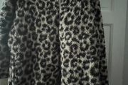 Animal Print Hooded Lounge Jacket