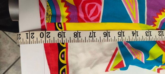 Vibrant print Italian blazer with gold button detail