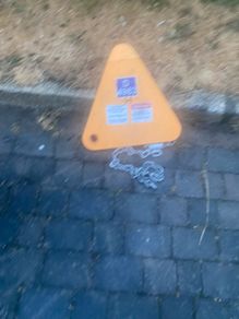 Dublin City Council Clamp for car