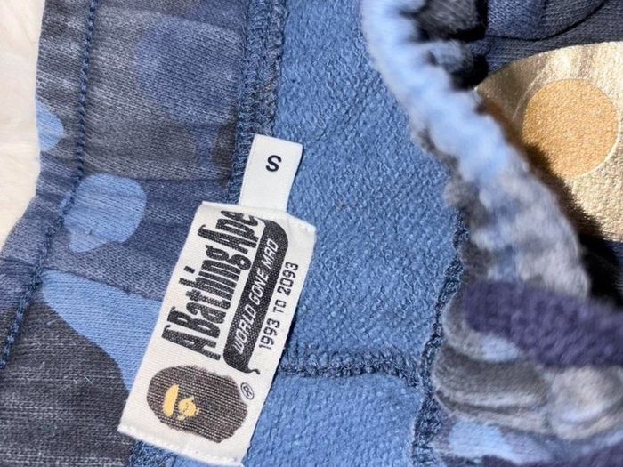 BAPE full navy and blue camo tracksuit