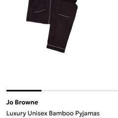 Designer women luxury jo Browne bamboo pajamas, includes free shipping