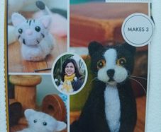 Needle Felting kit "Cats"