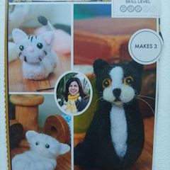 Needle Felting kit "Cats"